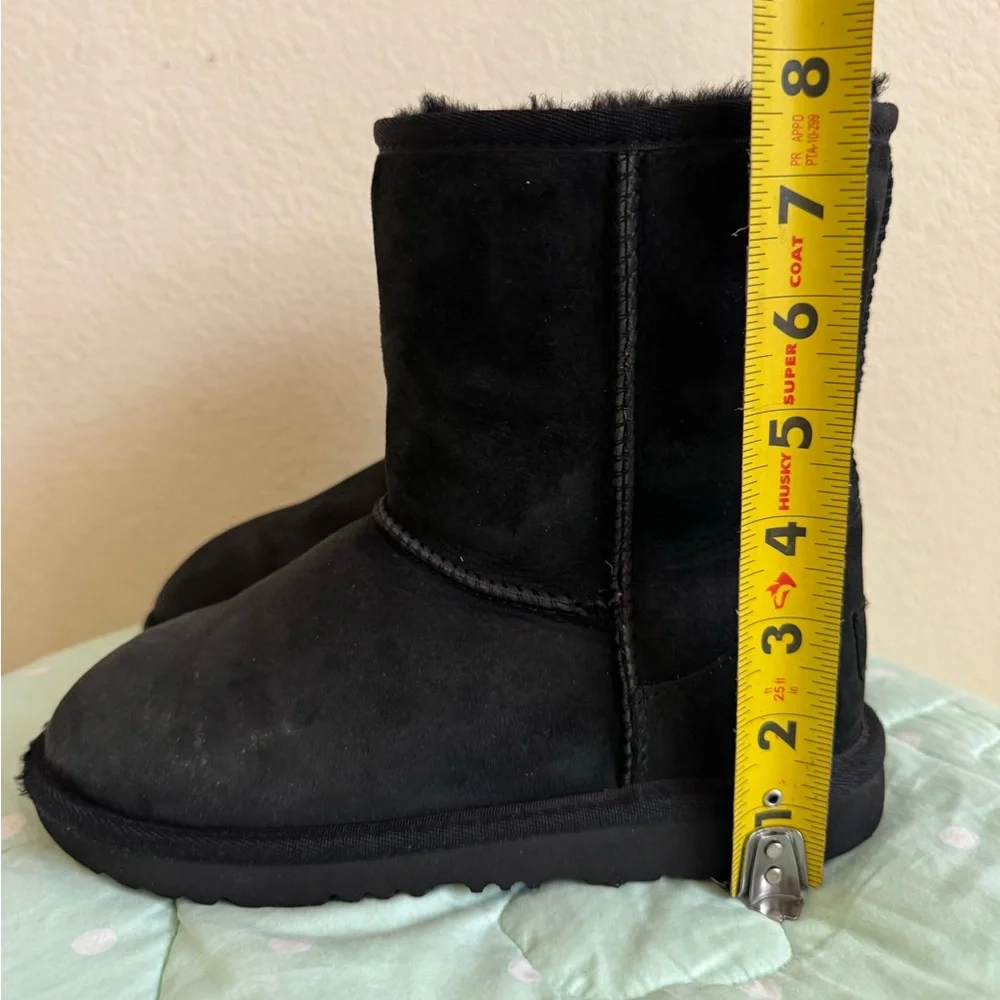 UGG Black Suede Boots Kids size 3